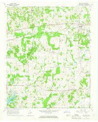 Oakland Tennessee Historical topographic map, 1:24000 scale, 7.5 X 7.5 Minute, Year 1965