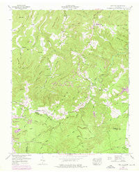 Obey City Tennessee Historical topographic map, 1:24000 scale, 7.5 X 7.5 Minute, Year 1946