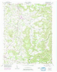 Okalona Tennessee Historical topographic map, 1:24000 scale, 7.5 X 7.5 Minute, Year 1955