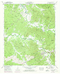 Olivehill Tennessee Historical topographic map, 1:24000 scale, 7.5 X 7.5 Minute, Year 1949