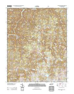 Oneida North Tennessee Historical topographic map, 1:24000 scale, 7.5 X 7.5 Minute, Year 2013