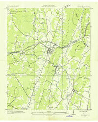Ooltewah Tennessee Historical topographic map, 1:24000 scale, 7.5 X 7.5 Minute, Year 1935
