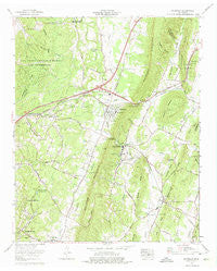 Ooltewah Tennessee Historical topographic map, 1:24000 scale, 7.5 X 7.5 Minute, Year 1964