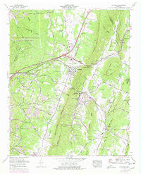 Ooltewah Tennessee Historical topographic map, 1:24000 scale, 7.5 X 7.5 Minute, Year 1964
