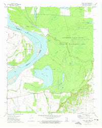 Open Lake Tennessee Historical topographic map, 1:24000 scale, 7.5 X 7.5 Minute, Year 1972