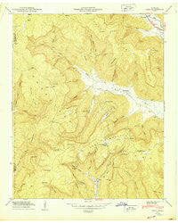 Orme Tennessee Historical topographic map, 1:24000 scale, 7.5 X 7.5 Minute, Year 1950