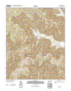 Orme Tennessee Historical topographic map, 1:24000 scale, 7.5 X 7.5 Minute, Year 2013