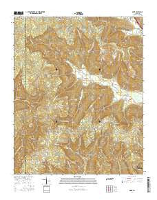 Orme Tennessee Current topographic map, 1:24000 scale, 7.5 X 7.5 Minute, Year 2016