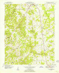 Palmer Shelter Tennessee Historical topographic map, 1:24000 scale, 7.5 X 7.5 Minute, Year 1950