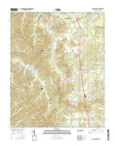 Palmer Shelter Tennessee Current topographic map, 1:24000 scale, 7.5 X 7.5 Minute, Year 2016