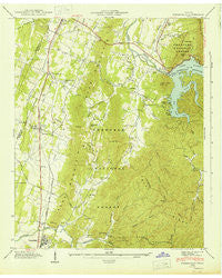 Parksville Tennessee Historical topographic map, 1:24000 scale, 7.5 X 7.5 Minute, Year 1943