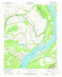 Pecan Point Arkansas Historical topographic map, 1:24000 scale, 7.5 X 7.5 Minute, Year 1970
