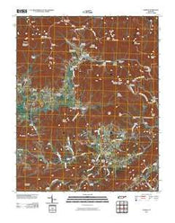 Petros Tennessee Historical topographic map, 1:24000 scale, 7.5 X 7.5 Minute, Year 2010