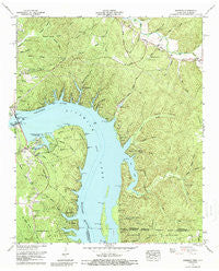 Pickwick Tennessee Historical topographic map, 1:24000 scale, 7.5 X 7.5 Minute, Year 1972