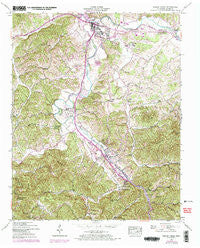 Pigeon Forge Tennessee Historical topographic map, 1:24000 scale, 7.5 X 7.5 Minute, Year 1956