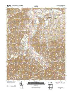 Pigeon Forge Tennessee Historical topographic map, 1:24000 scale, 7.5 X 7.5 Minute, Year 2013
