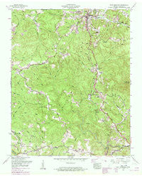 Pilot Mountain Tennessee Historical topographic map, 1:24000 scale, 7.5 X 7.5 Minute, Year 1952