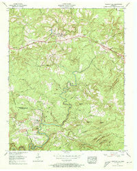 Pleasant Hill Tennessee Historical topographic map, 1:24000 scale, 7.5 X 7.5 Minute, Year 1956