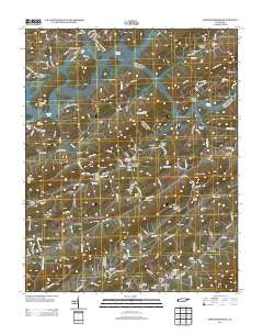 Powder Springs Tennessee Historical topographic map, 1:24000 scale, 7.5 X 7.5 Minute, Year 2013