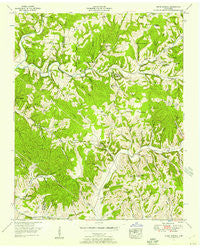 Primm Springs Tennessee Historical topographic map, 1:24000 scale, 7.5 X 7.5 Minute, Year 1951