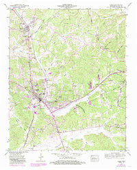 Purdy Tennessee Historical topographic map, 1:24000 scale, 7.5 X 7.5 Minute, Year 1949