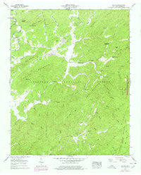Rafter Tennessee Historical topographic map, 1:24000 scale, 7.5 X 7.5 Minute, Year 1957