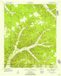 Ransom Stand Tennessee Historical topographic map, 1:24000 scale, 7.5 X 7.5 Minute, Year 1950