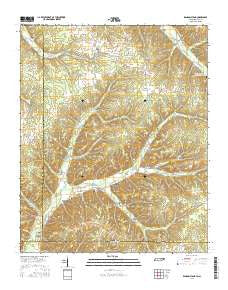 Ransom Stand Tennessee Current topographic map, 1:24000 scale, 7.5 X 7.5 Minute, Year 2016