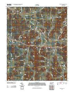 Readyville Tennessee Historical topographic map, 1:24000 scale, 7.5 X 7.5 Minute, Year 2010