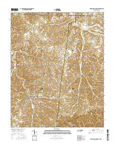 Red Boiling Springs Tennessee Current topographic map, 1:24000 scale, 7.5 X 7.5 Minute, Year 2016