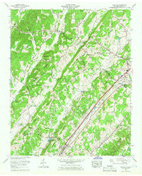Riceville Tennessee Historical topographic map, 1:24000 scale, 7.5 X 7.5 Minute, Year 1964
