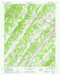 Riceville Tennessee Historical topographic map, 1:24000 scale, 7.5 X 7.5 Minute, Year 1964