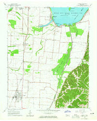 Ridgely Tennessee Historical topographic map, 1:24000 scale, 7.5 X 7.5 Minute, Year 1964