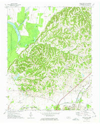 Ripley North Tennessee Historical topographic map, 1:24000 scale, 7.5 X 7.5 Minute, Year 1972