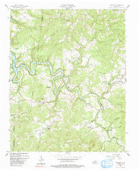 Riverton Tennessee Historical topographic map, 1:24000 scale, 7.5 X 7.5 Minute, Year 1956