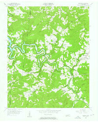 Riverton Tennessee Historical topographic map, 1:24000 scale, 7.5 X 7.5 Minute, Year 1956