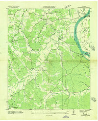 Rockport Tennessee Historical topographic map, 1:24000 scale, 7.5 X 7.5 Minute, Year 1936