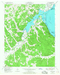 Rockport Tennessee Historical topographic map, 1:24000 scale, 7.5 X 7.5 Minute, Year 1950