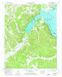 Rockport Tennessee Historical topographic map, 1:24000 scale, 7.5 X 7.5 Minute, Year 1950