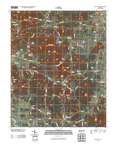 Rockvale Tennessee Historical topographic map, 1:24000 scale, 7.5 X 7.5 Minute, Year 2010