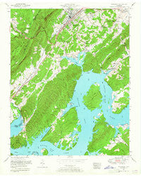 Rockwood Tennessee Historical topographic map, 1:24000 scale, 7.5 X 7.5 Minute, Year 1952