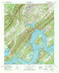 Rockwood Tennessee Historical topographic map, 1:24000 scale, 7.5 X 7.5 Minute, Year 1969