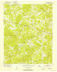 Rose Creek Tennessee Historical topographic map, 1:24000 scale, 7.5 X 7.5 Minute, Year 1951