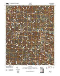 Rugby Tennessee Historical topographic map, 1:24000 scale, 7.5 X 7.5 Minute, Year 2010