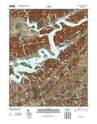 Russellville Tennessee Historical topographic map, 1:24000 scale, 7.5 X 7.5 Minute, Year 2010