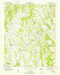 Sardis Tennessee Historical topographic map, 1:24000 scale, 7.5 X 7.5 Minute, Year 1949