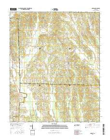 Sardis Tennessee Current topographic map, 1:24000 scale, 7.5 X 7.5 Minute, Year 2016