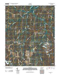 Saulsbury Tennessee Historical topographic map, 1:24000 scale, 7.5 X 7.5 Minute, Year 2010