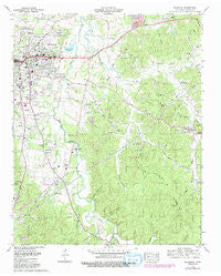 Savannah Tennessee Historical topographic map, 1:24000 scale, 7.5 X 7.5 Minute, Year 1972
