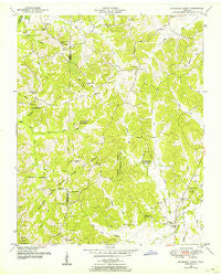 Seventeen Creek Tennessee Historical topographic map, 1:24000 scale, 7.5 X 7.5 Minute, Year 1950